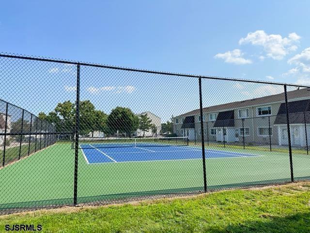 view of tennis court