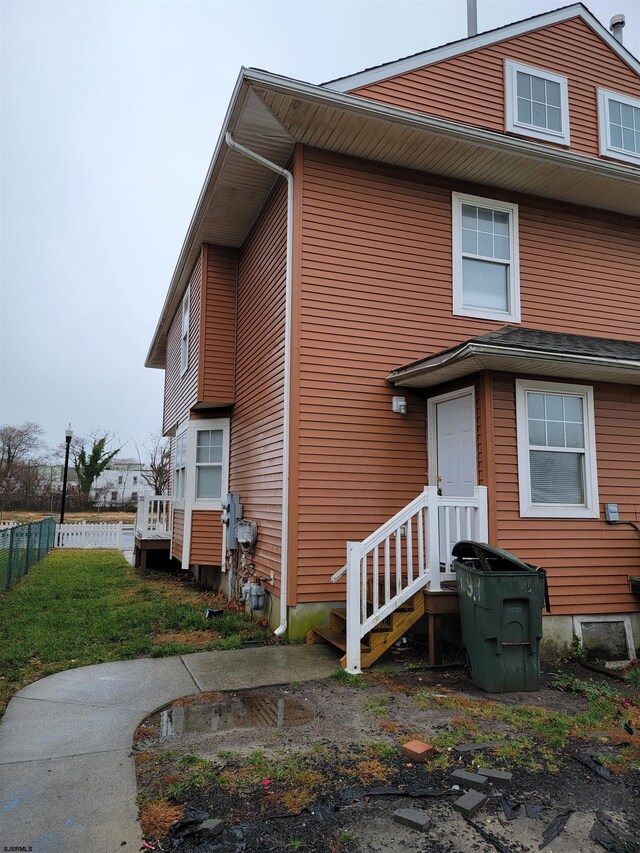 view of rear view of house