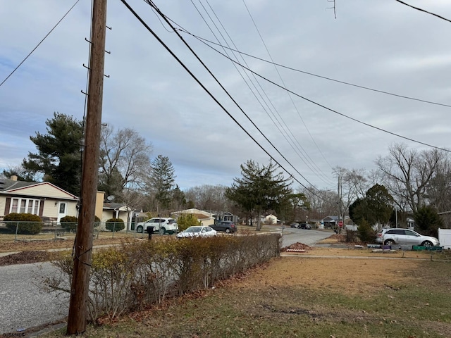 view of road