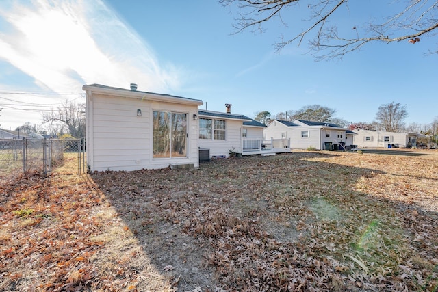 view of rear view of property