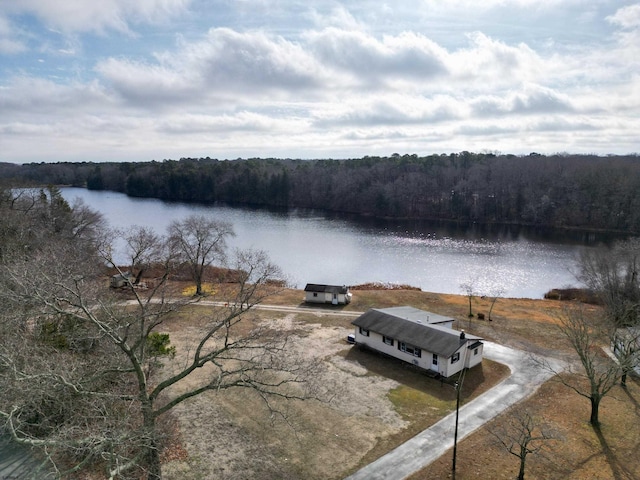 property view of water