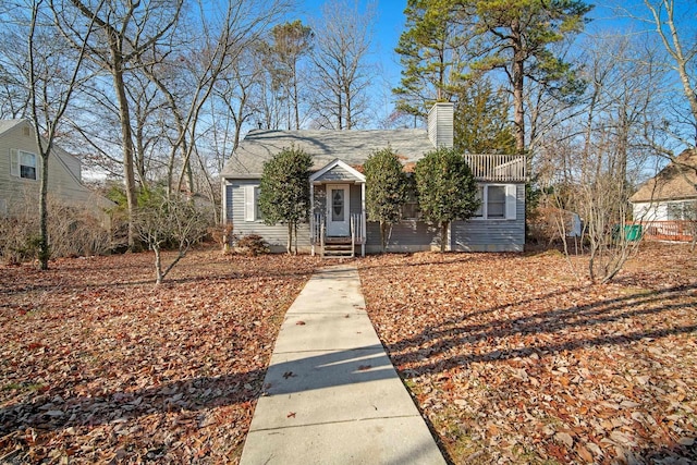 view of front of property