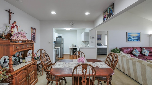 view of dining space