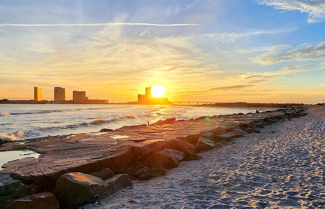 4410 Harbor Beach Blvd, Brigantine, NJ 08203 - water view featuring nearby beach