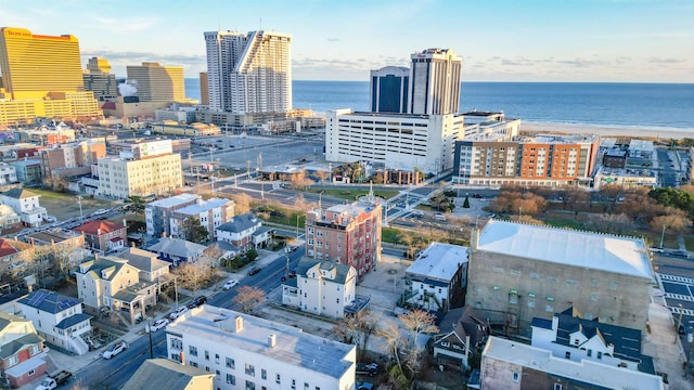 view of city featuring a water view