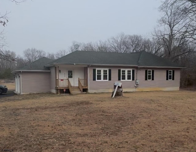 view of rear view of house