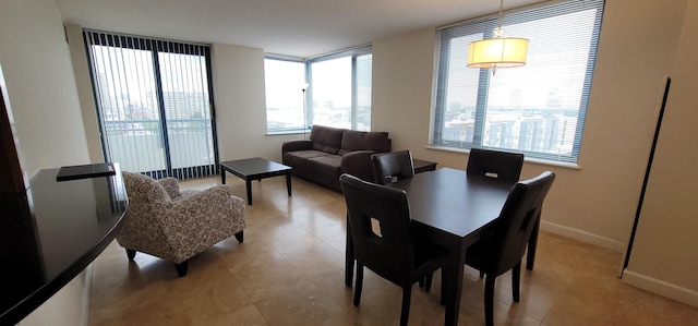 view of dining area