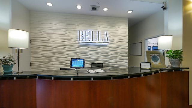 view of reception area