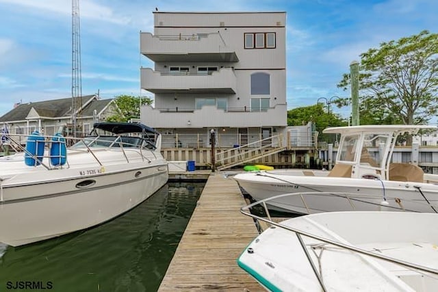 view of dock