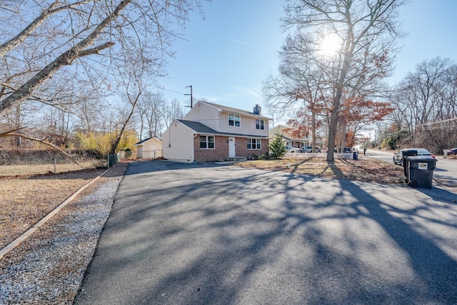 view of front of property