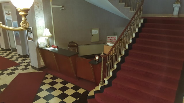 view of stairway