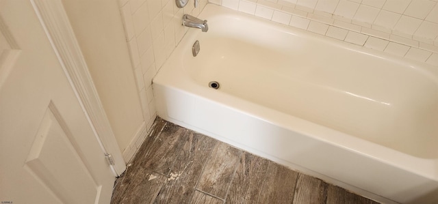 bathroom featuring a bathing tub