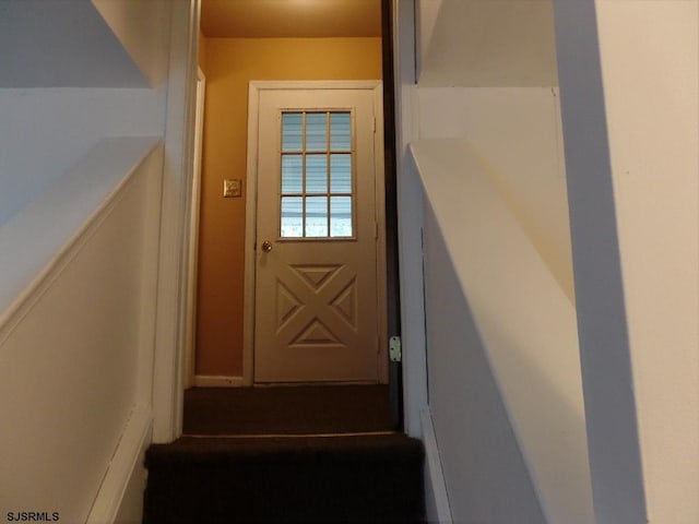 view of doorway to outside