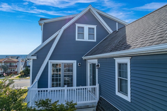 exterior space with covered porch