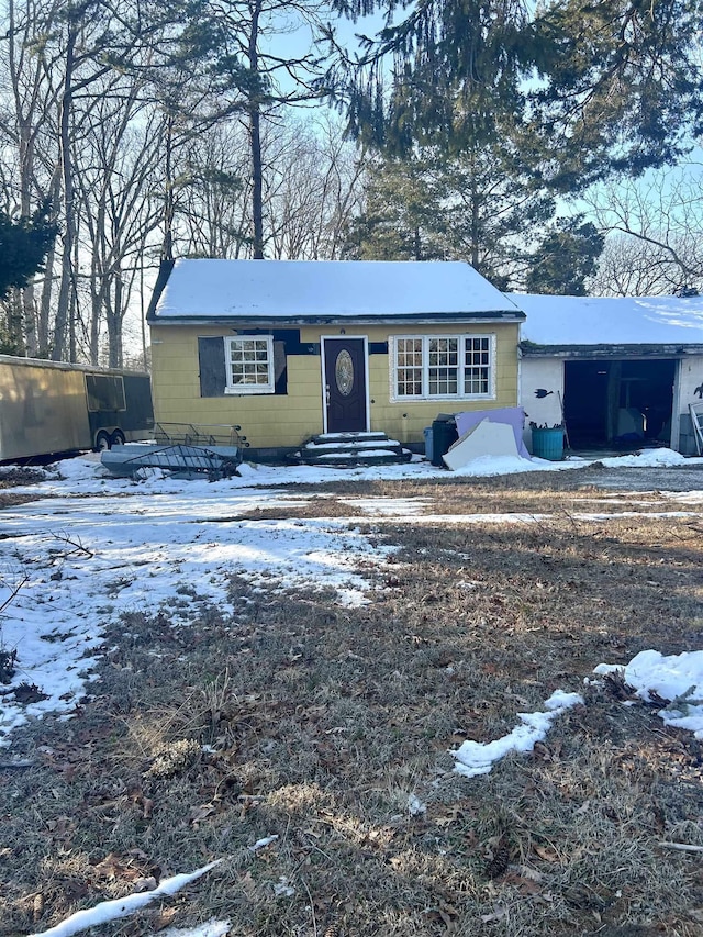 view of front of home