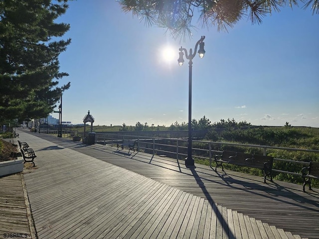 view of deck