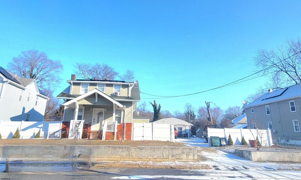 view of front of home