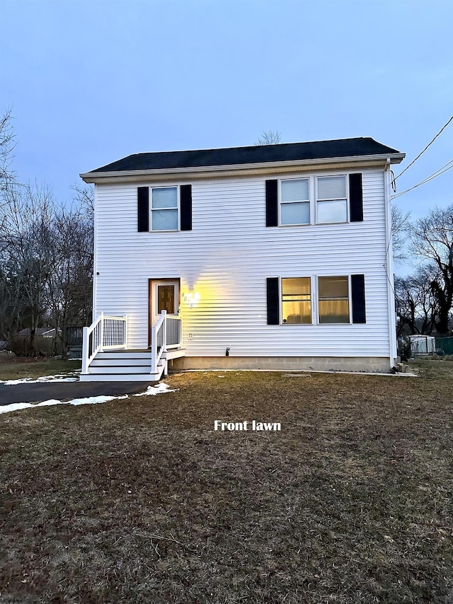 view of front of property