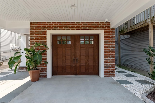 view of entrance to property