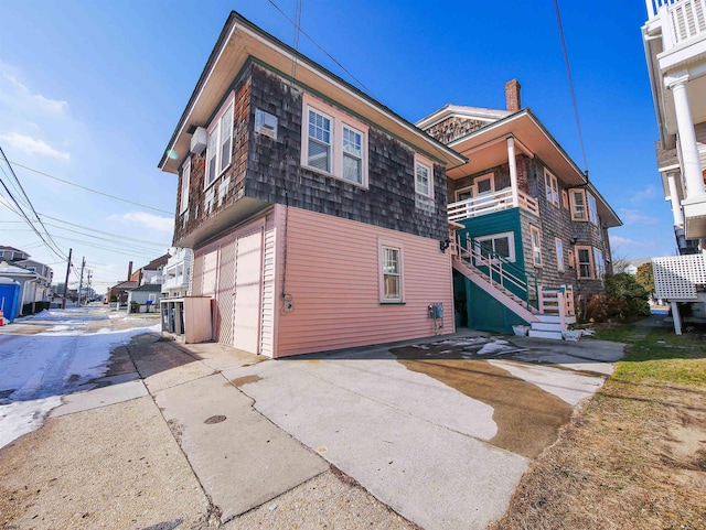 view of rear view of house