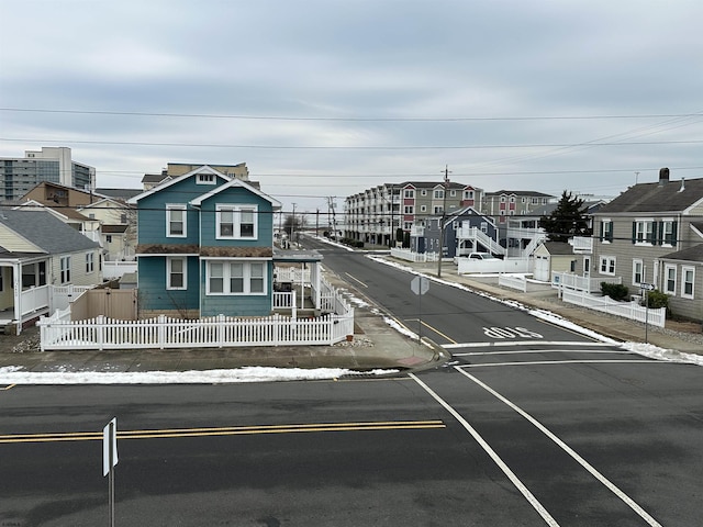 view of road