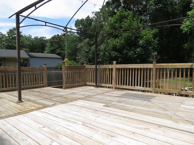 view of deck