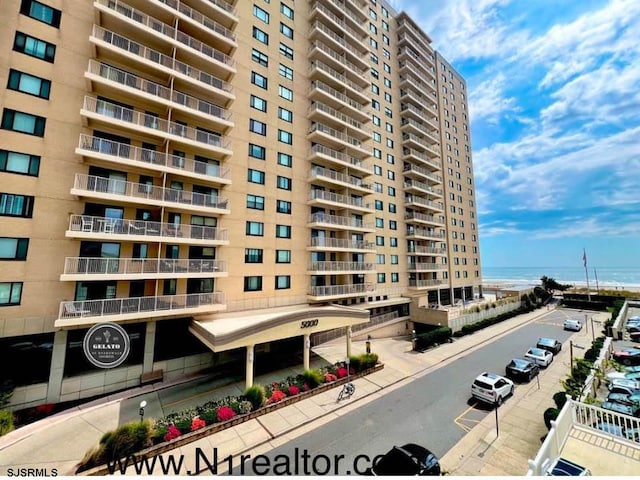 view of property featuring a water view