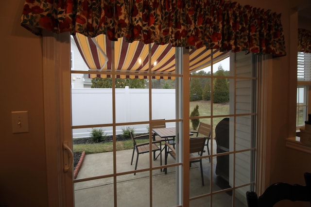 sunroom / solarium featuring plenty of natural light