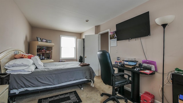 bedroom with carpet flooring