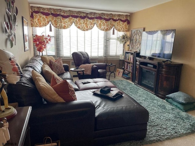 living room with a healthy amount of sunlight