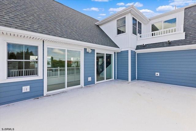 exterior space with a patio area