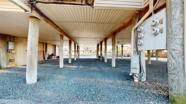 view of patio / terrace with electric panel