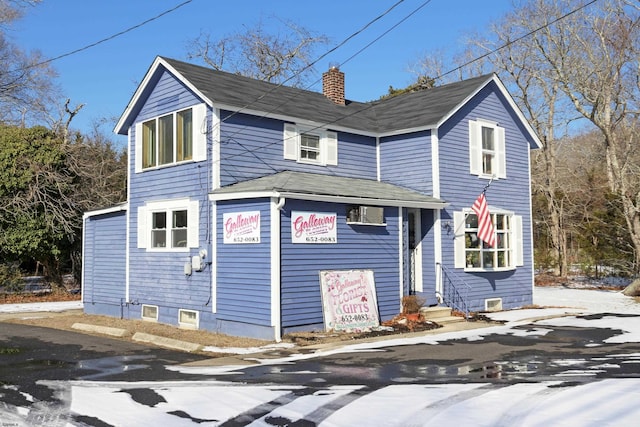 view of front of property