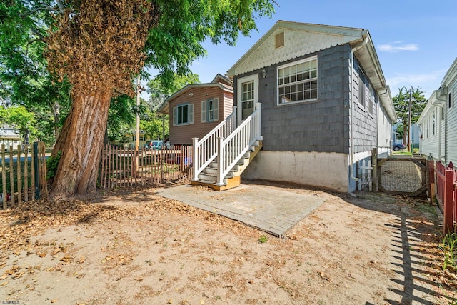 view of front of house featuring a patio