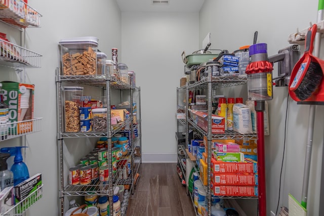 view of pantry