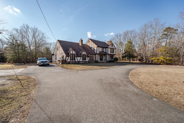 view of home's exterior with a yard