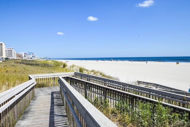 water view with a beach view