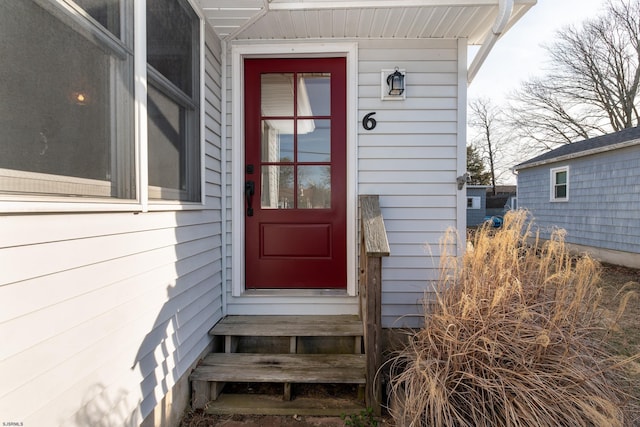 view of entrance to property