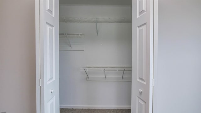 view of closet