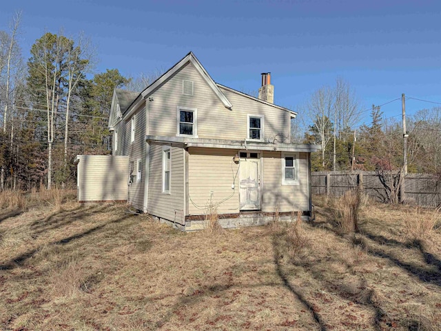 view of rear view of house