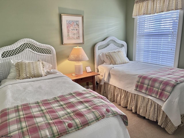 bedroom featuring carpet flooring