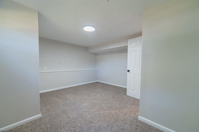 empty room with carpet floors