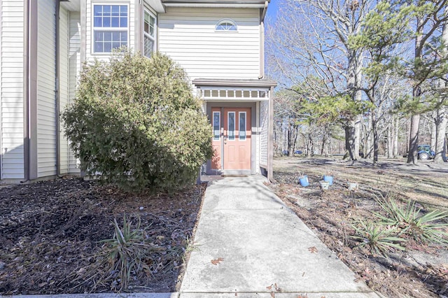 view of entrance to property