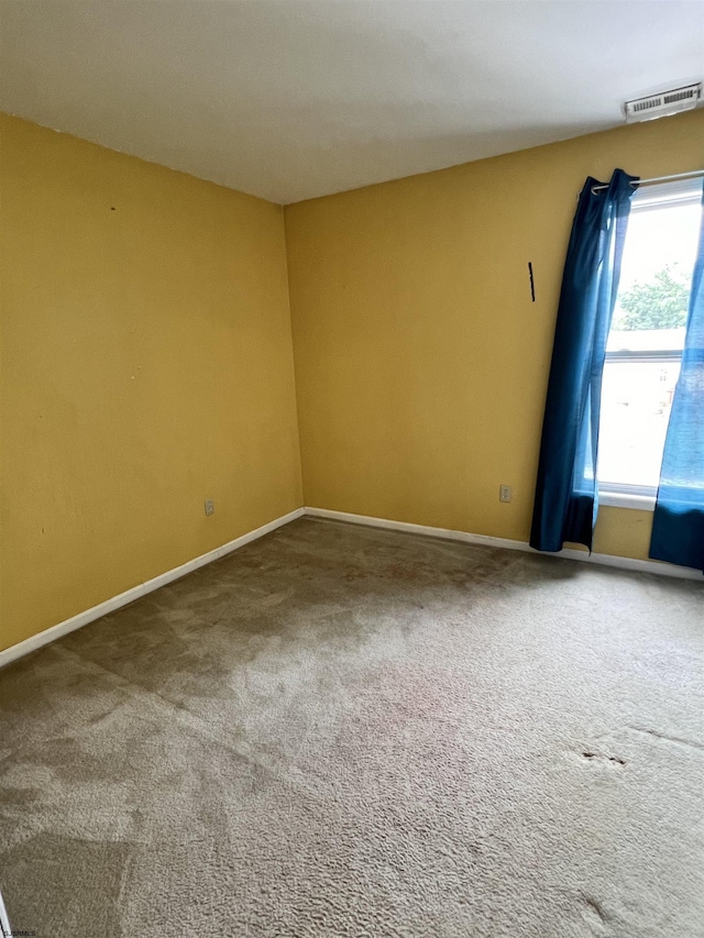 spare room with carpet