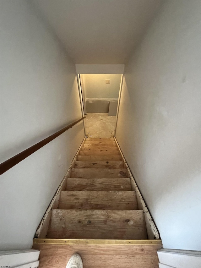 view of stairs