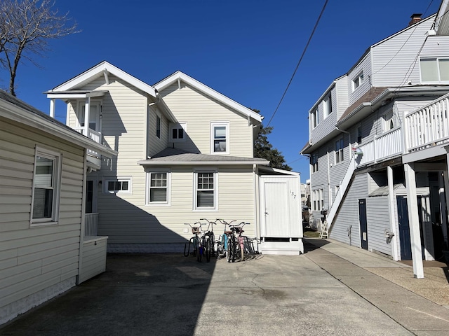 view of rear view of property