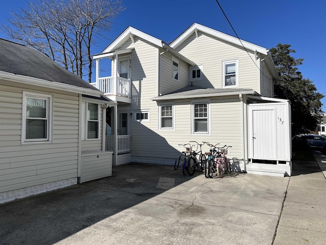 view of back of property