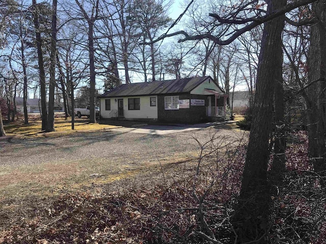 view of front of house