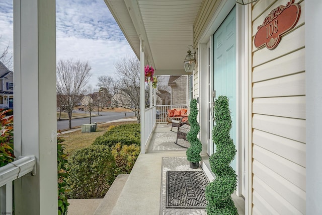 view of patio / terrace featuring a porch