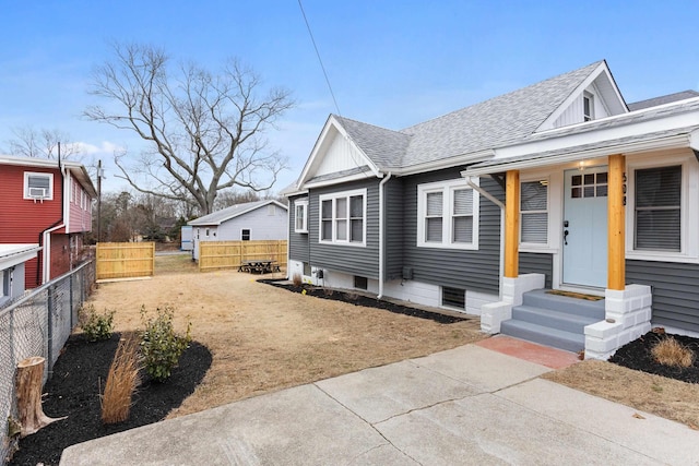 view of front of home